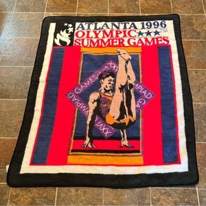 Atlanta 1996 Olympic Summer Games Vintage Blanket 60 x 50